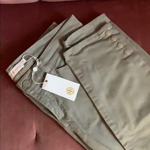 NWT Tory Burch Olive Jeans Size 29